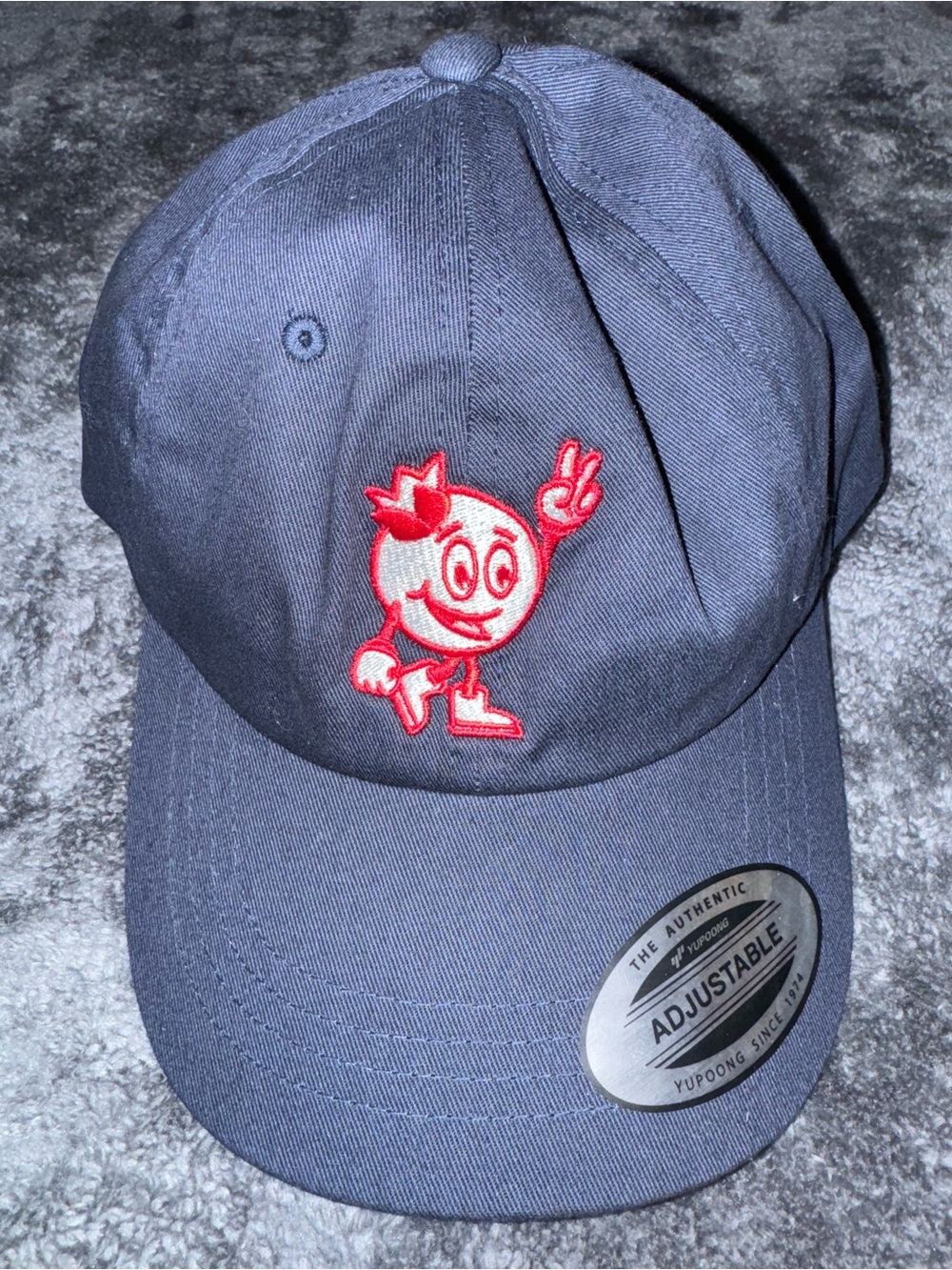 The Classic Navy Cotton Baseball Cap with Gold Logo